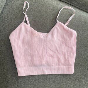 Pink primark seamless top